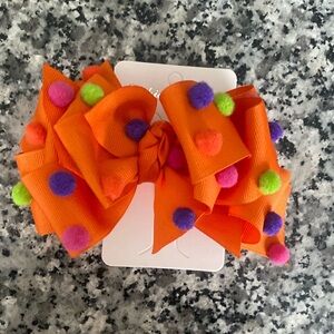 NEW HANDMADE pompom hairbow